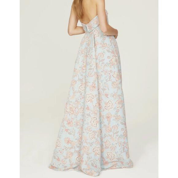 SACHIN & BABI Wedding floral Brielle gown, Gorgeous Formal Elegant Dress SZ 6 - Picture 3 of 15